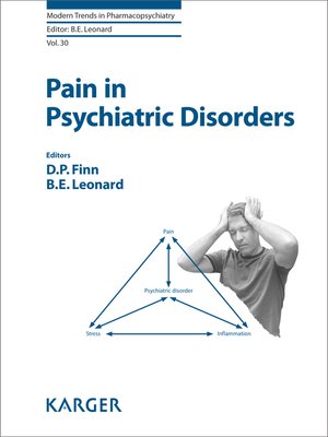 cover image of Pain in Psychiatric Disorders